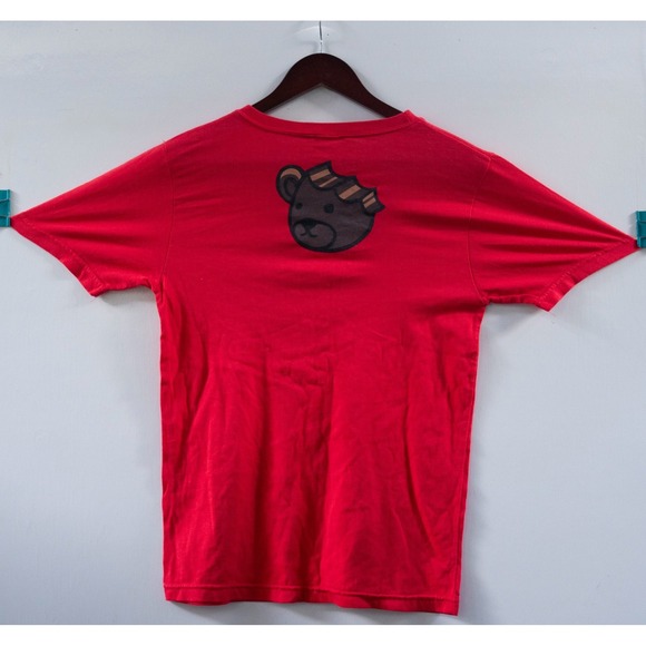 Bear Toy T-Shirt Best Leading I Love Taiwan T-Shirt Red Men's Size M - Picture 5 of 6